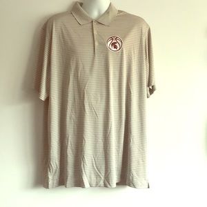 Michigan State spartan Nike dri-fit polo shirt xxL